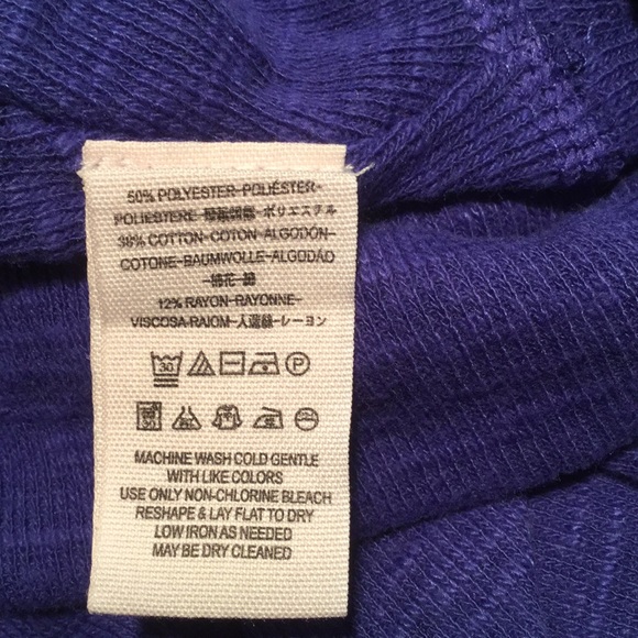 Free People Egyptian Blue Long Sleeved Top - Picture 4 of 4